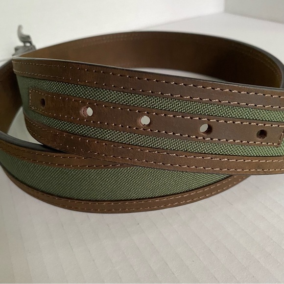 NWT Rocky leather belt with tooled metal and camo inserts size 34 - Picture 10 of 12